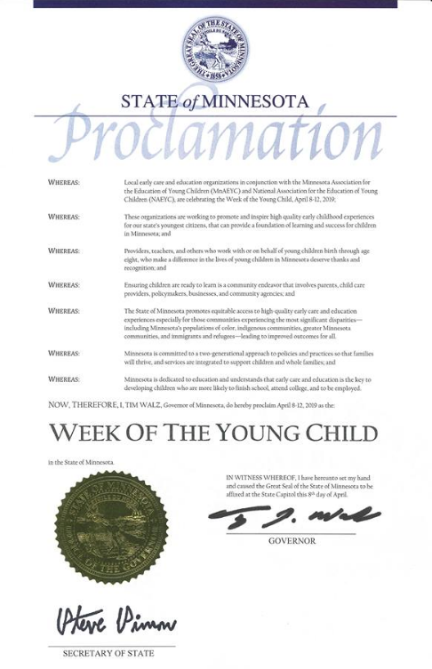 Governor Proclamation 